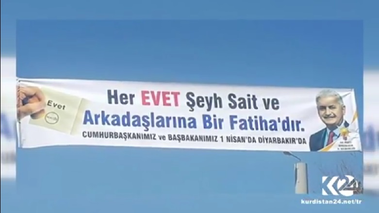 Şeyh Said pankartına tepkiler büyüyor